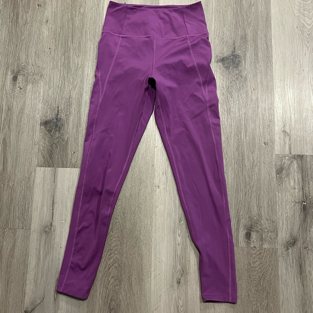 girlfriend collective purple yoga pants